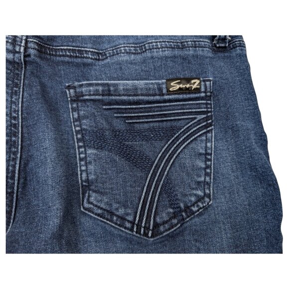 Seven7 High Rise Ankle Skinny Jeans Womens 10 Blue Pants Stretch *READ - Picture 9 of 15